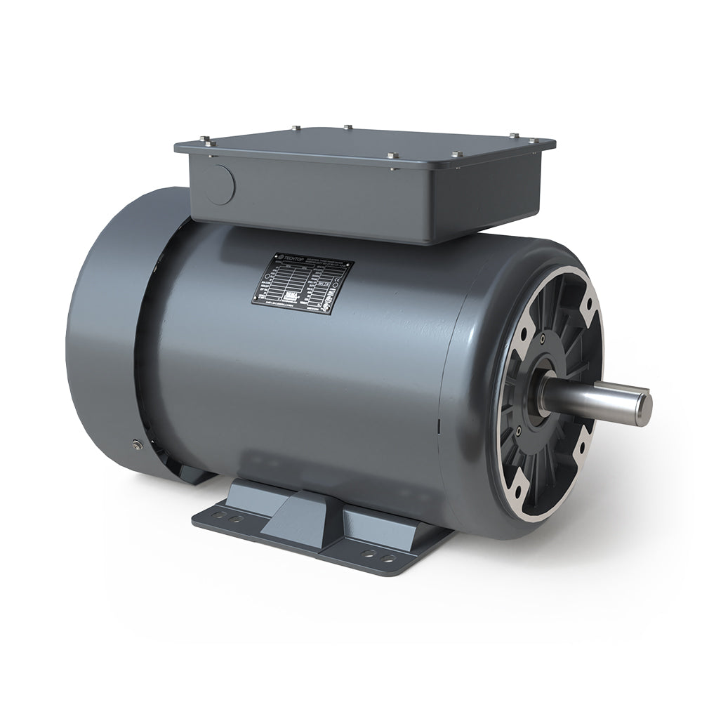 Moteur TECHTOP 0,5 CV, 3600 tr/min, 1 phase, 115/208-230V, bride rigide 56C/bride C, TEFC