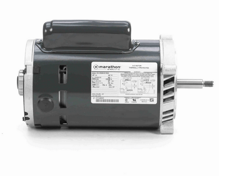 Marathon Motors C333 Moteur 3/4Cv 115V 3450TR/MIN Châssis 56J