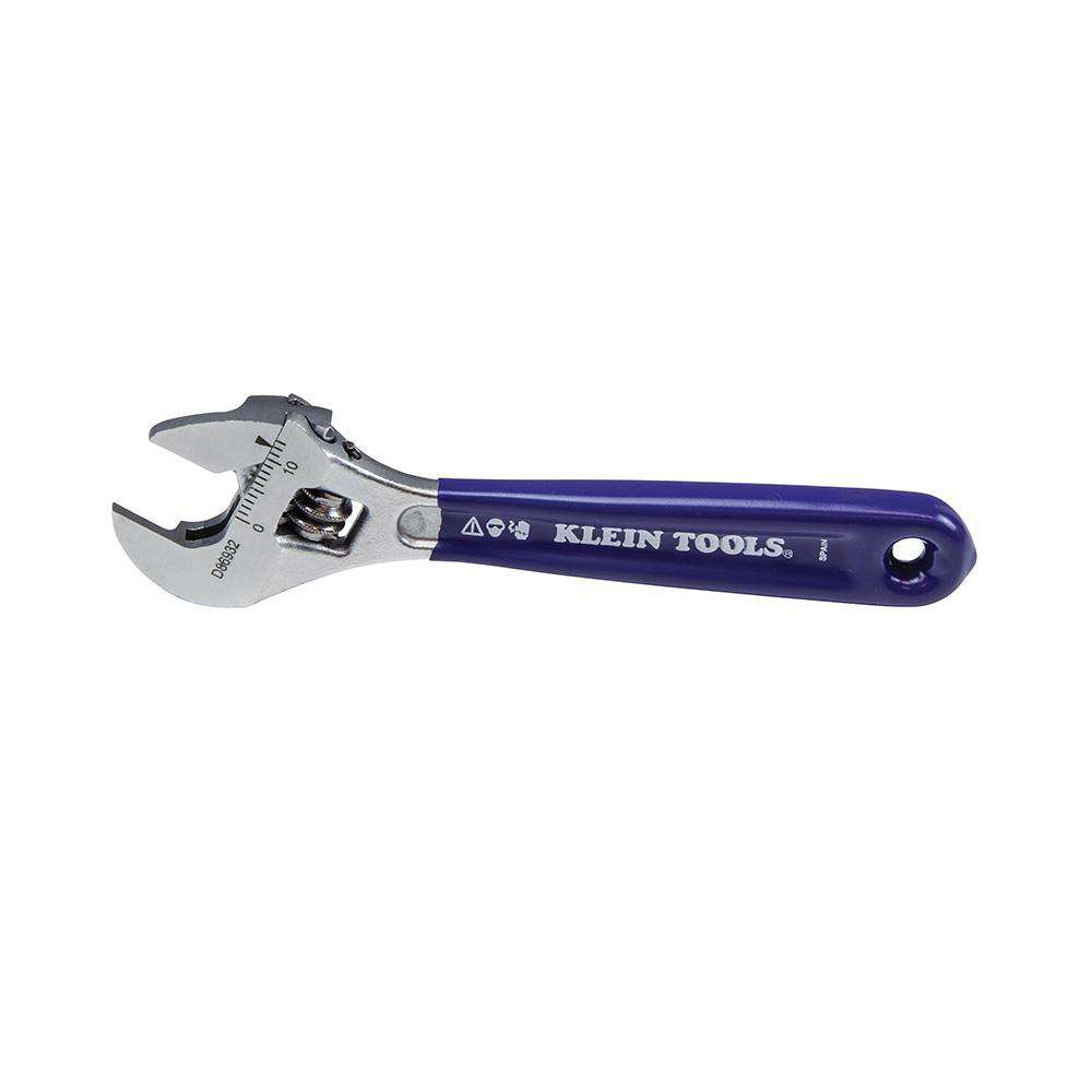 Klein Tools D86932 Slim-Jaw Adjustable Wrench, 4-Inch