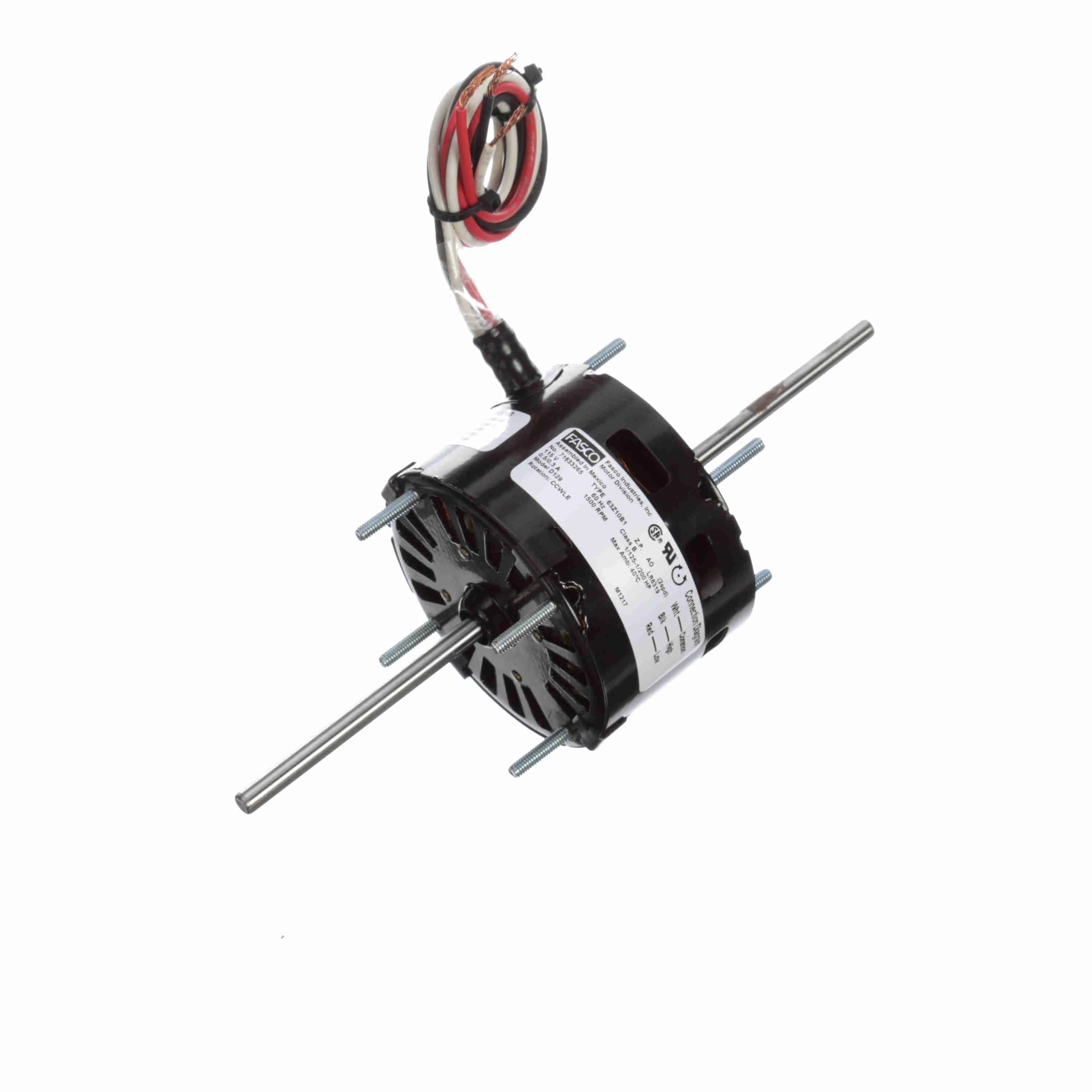 Moteur de ventilateur et de soufflante Fasco D129