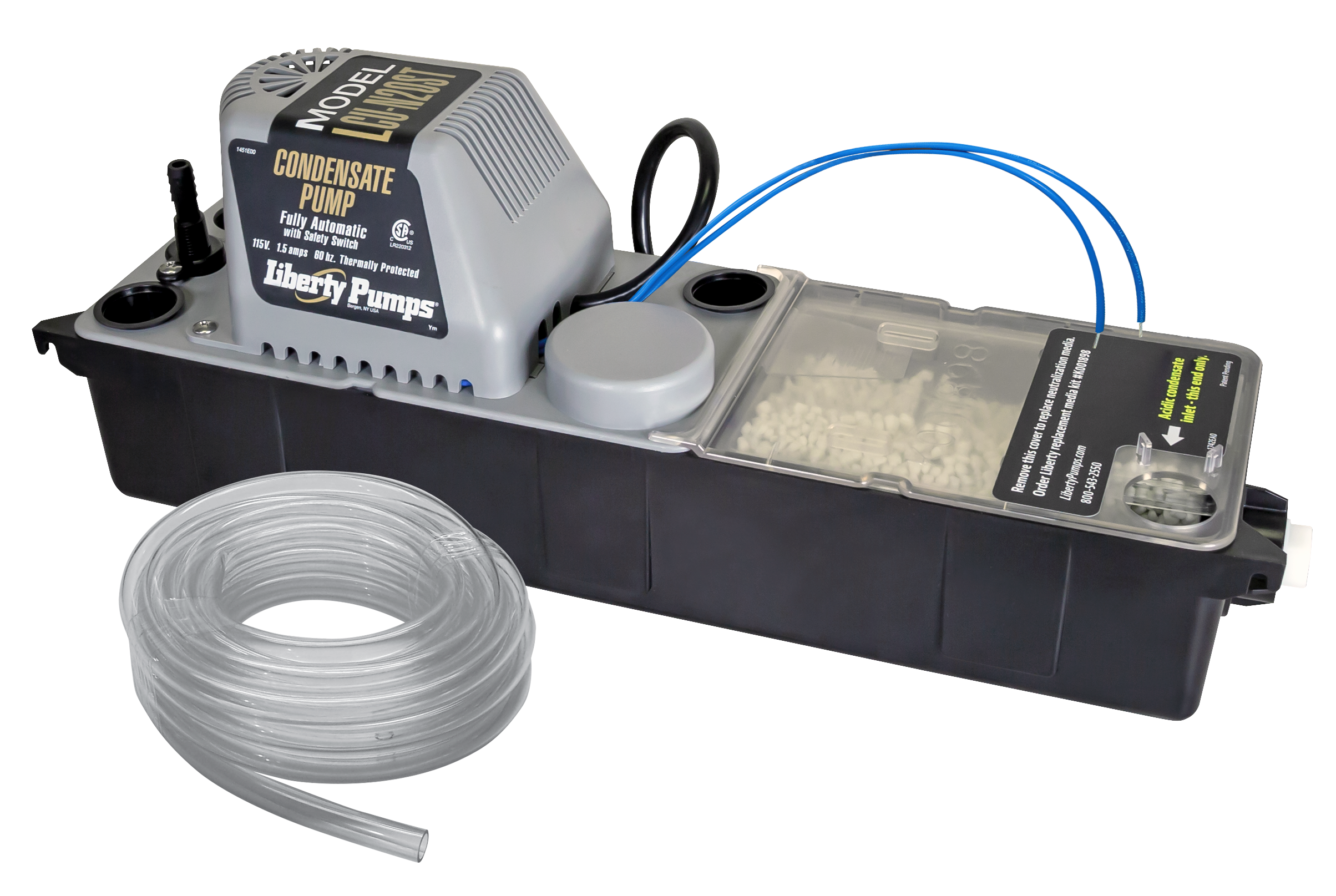 Newtralizing Condensate Pump 115v Auto With Safety Switch And 20' Tubing