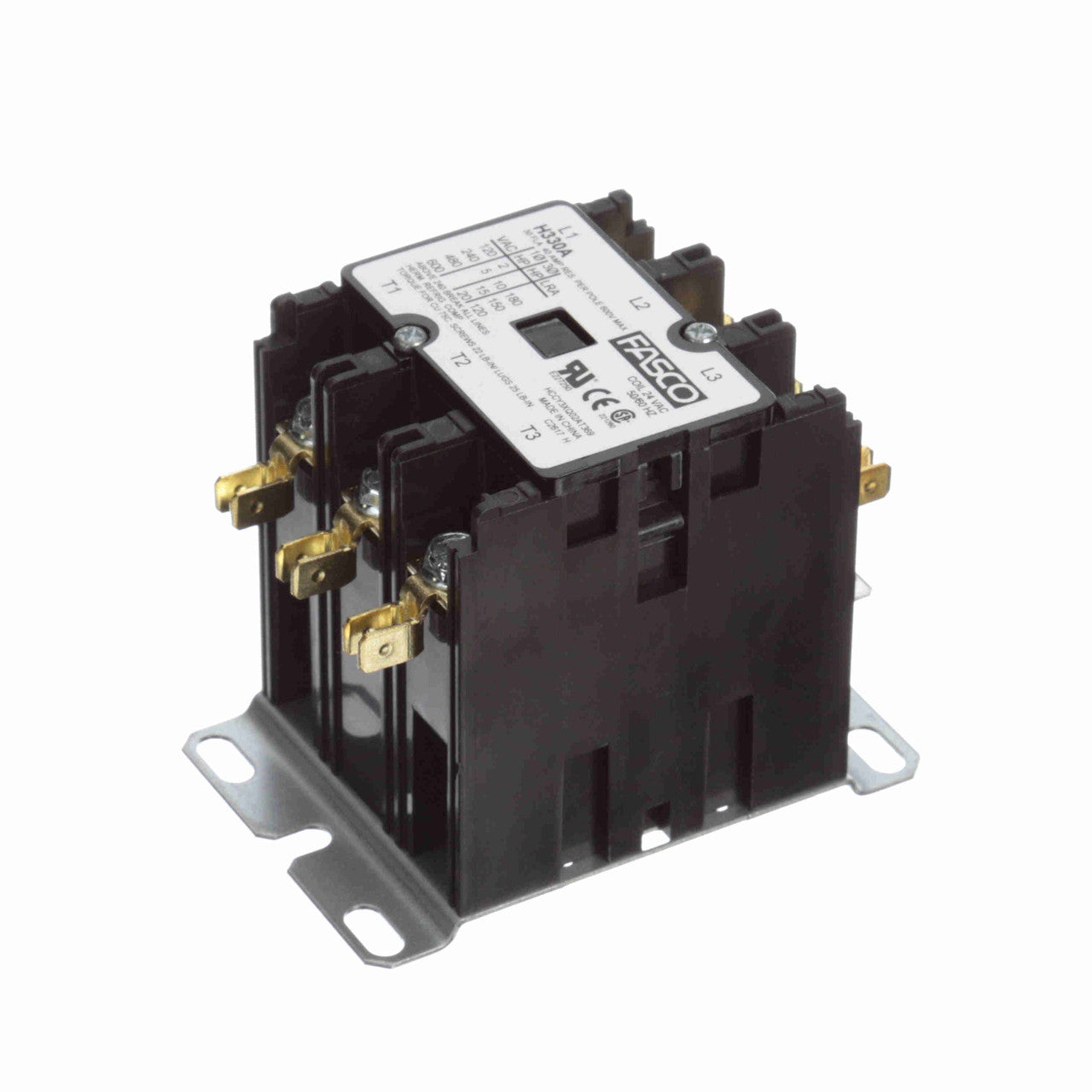 *h330a* Dp Contactor 3pole 24vac Coil 30amp