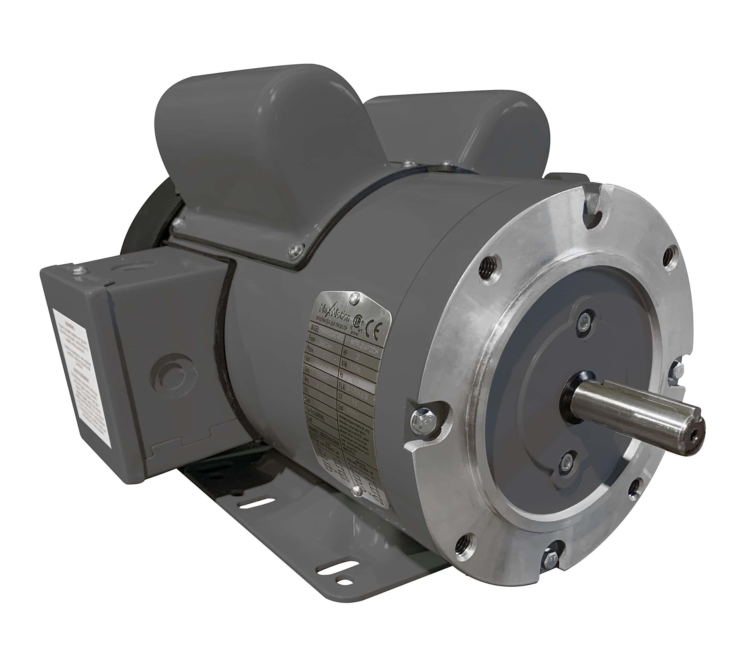 Maxmotion 1-1/2hp 3450 115/230 56hc W Base TEFC