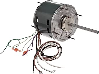 Moteur de ventilateur de condenseur et de soufflante à entraînement direct Fasco D783 PSC (condensateur permanent séparé) de 5,6 pouces de diamètre, remplacement OEM Copeland pour climatiseur de fenêtre