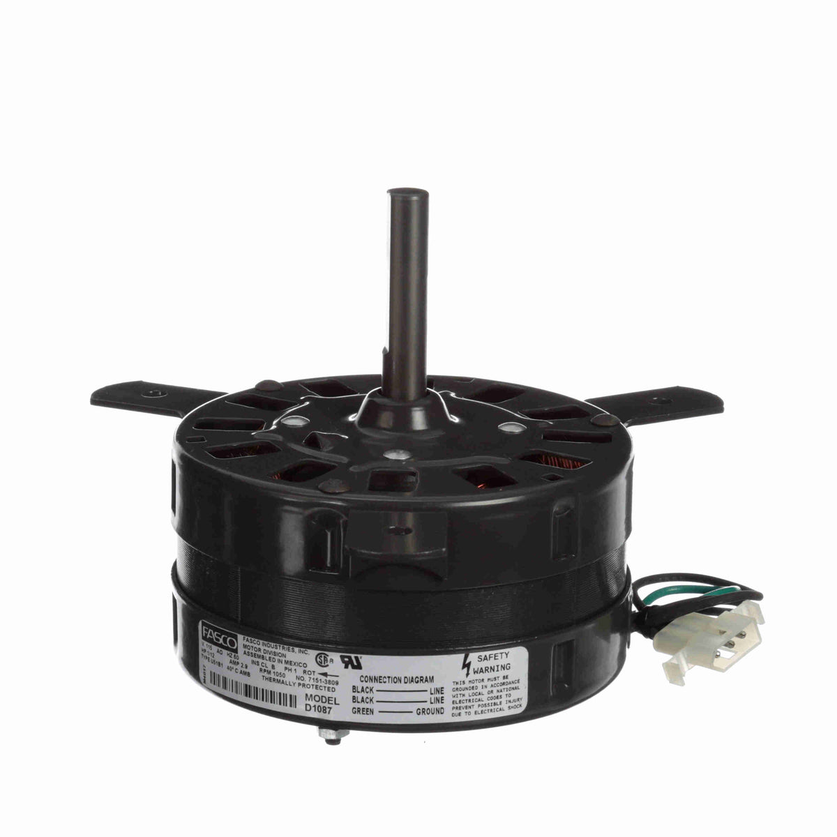 Motor Rbc Fasco D09649 1/12 HP 1050 RPM 42 Frame Replacement Motor – Motair