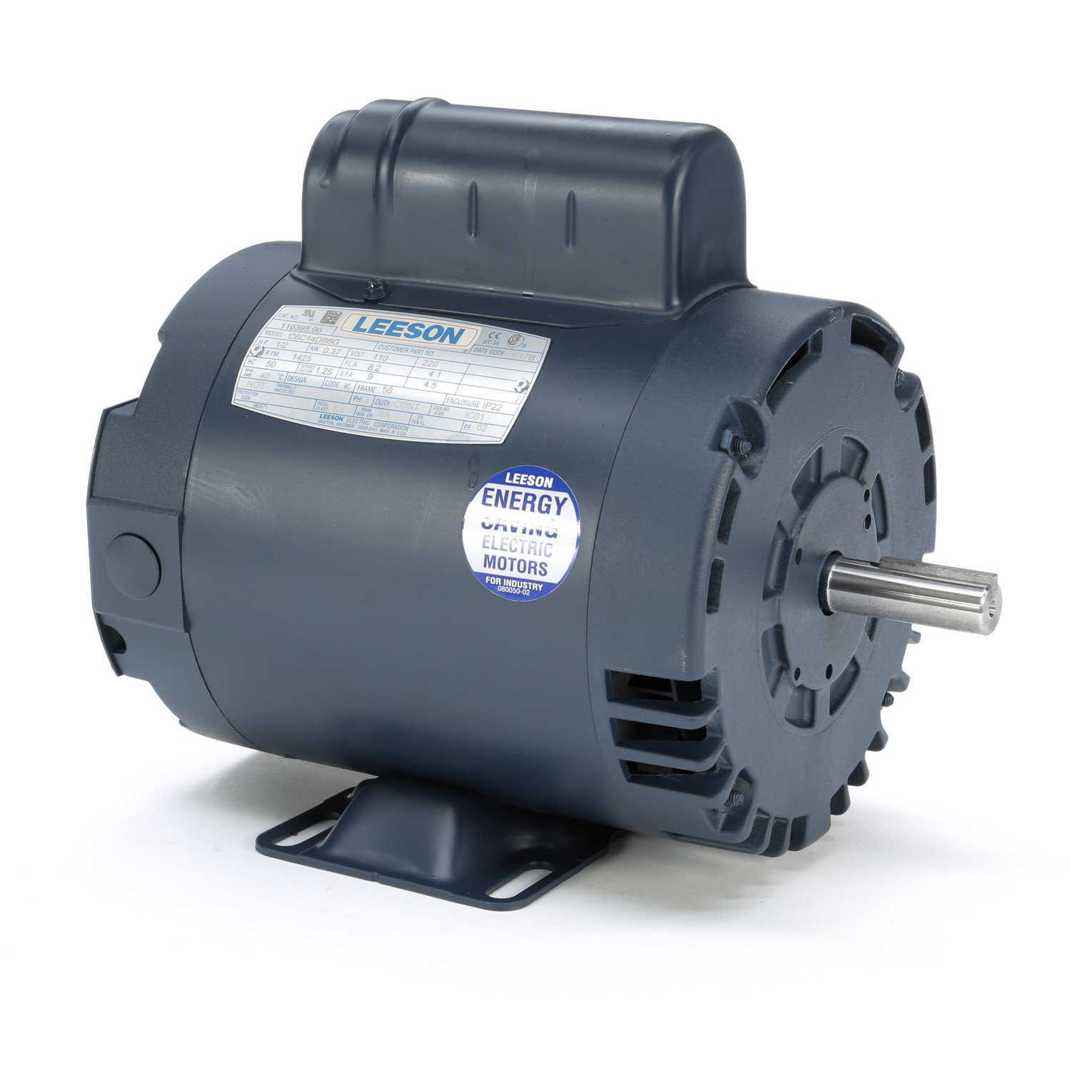 192200.00 Leeson Motor 1HP-.75KW 1150RPM 90S IP55 230/460Volt 3Phase