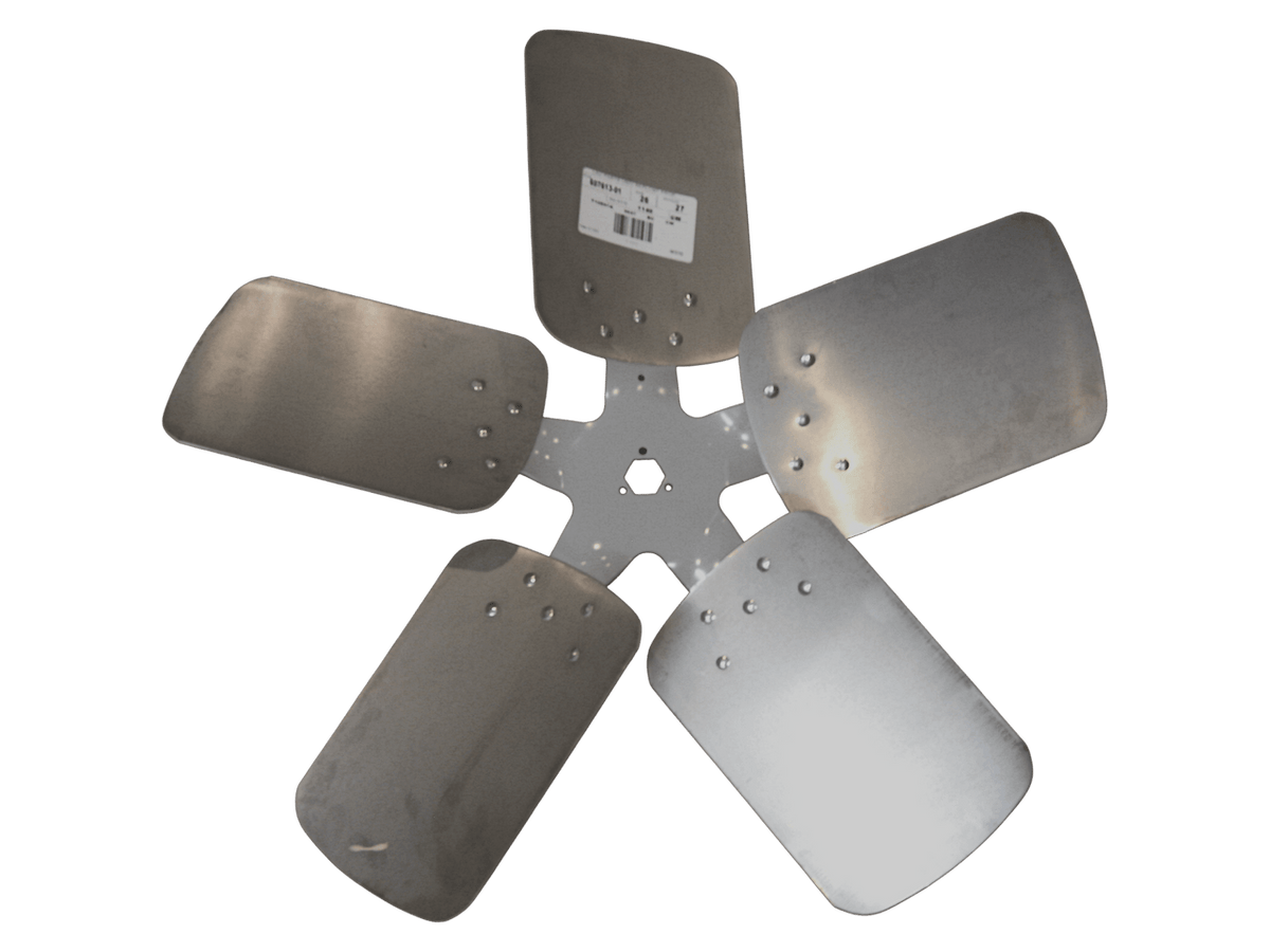 LAU 60761301 26" 5-Blade Aluminum Fan, 27° Pitch, CW Rotation, Interch. Hub, 1140 RPM