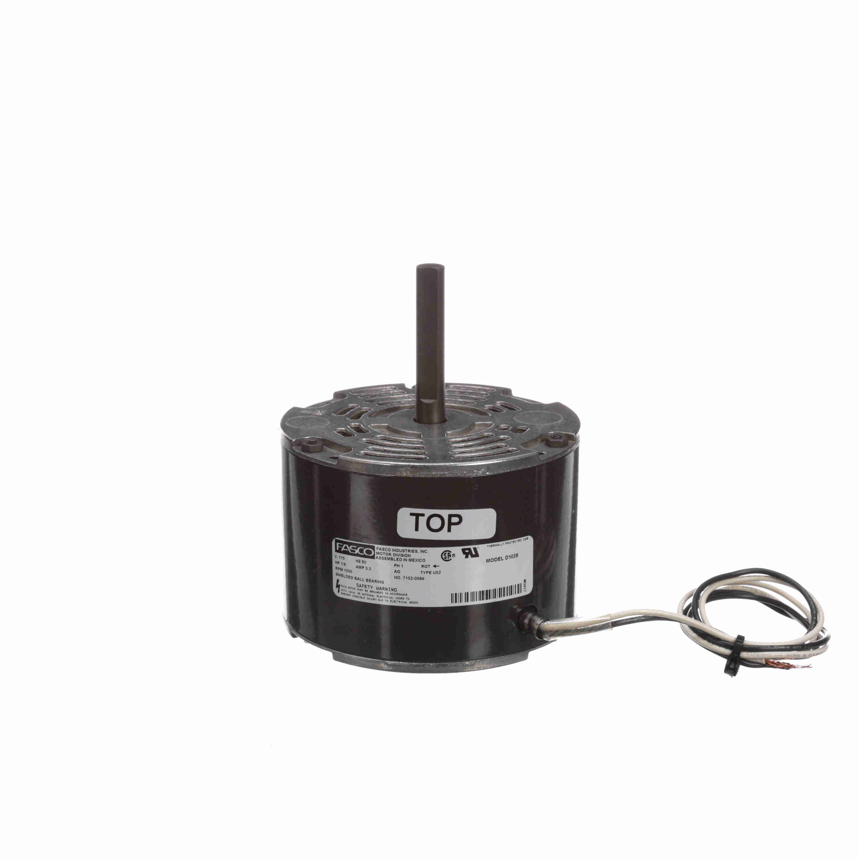 Fasco D1028 Replacement Motor for Power Vent