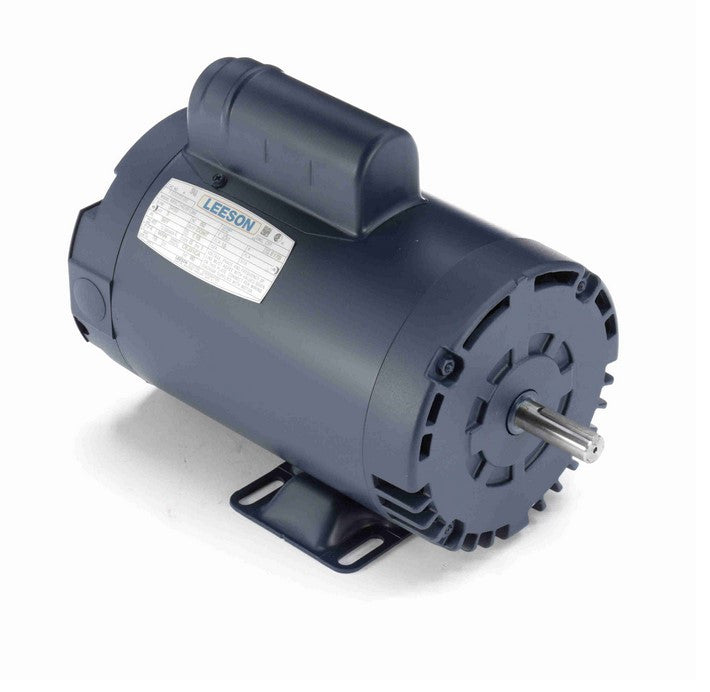 Leeson 110222 3HP 3450RPM 56Y DP 230V 1PH Compressor Duty Motor