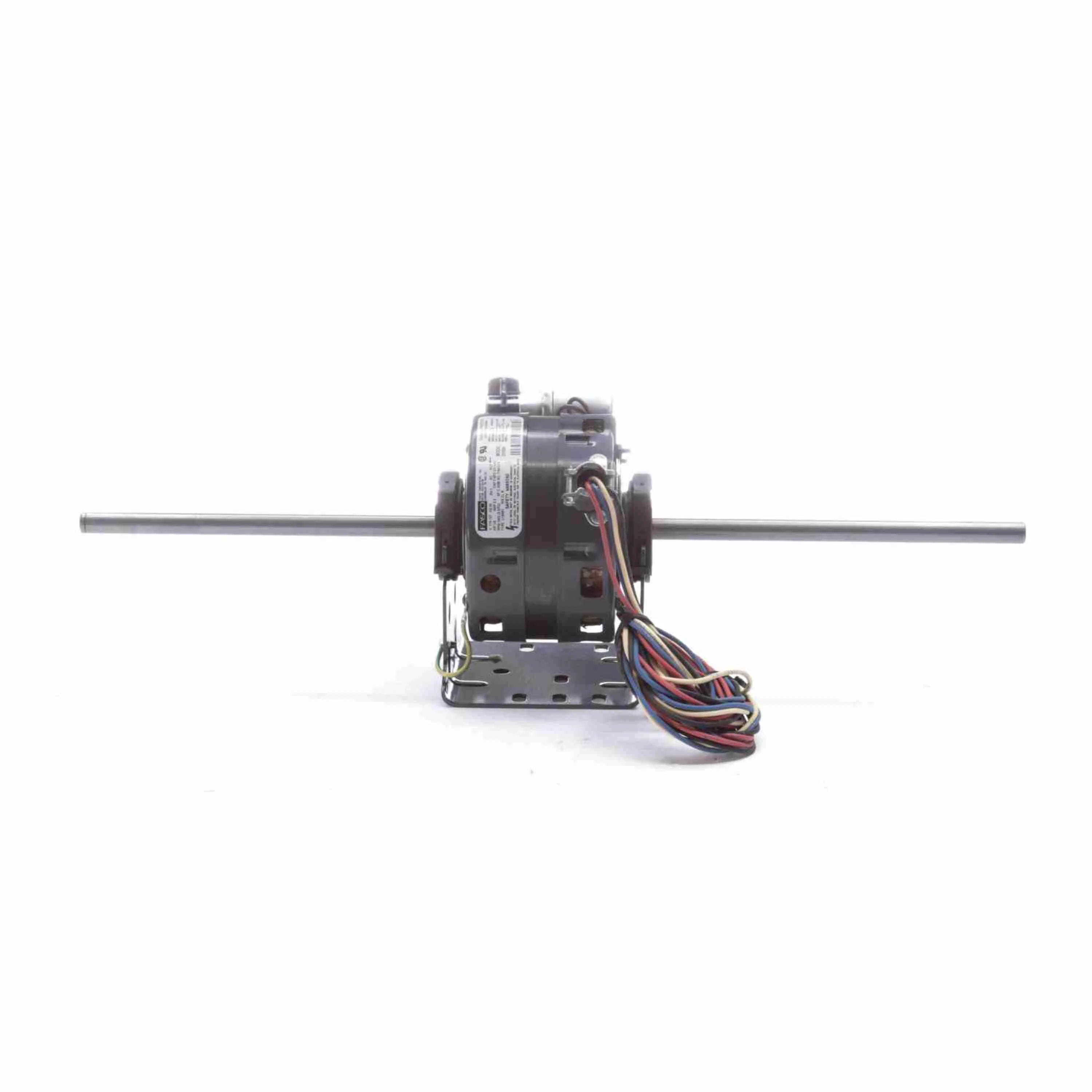 Moteur de remplacement OEM Fasco, 1450 tr/min, 1/6 CV, 115-127 V, cadre 42, ouvert avec protection.