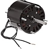 Fasco OEM Replacement Motor, 1450 RPM, 1/6 HP, 115-127 V, 42 Frame, Open Air Over