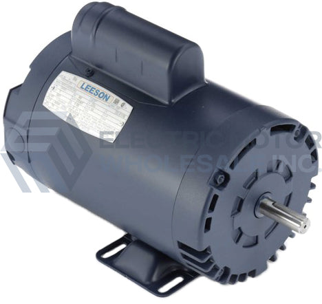 110161.00 Leeson Motor 1.5HP 3450RPM 56 DP 115/230Volt Single Phase P6C34DB7