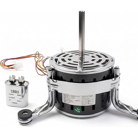 Moteur de condenseur Genteq 3727 1/6 CV 1075 tr/min 208-230V 48 TEAO