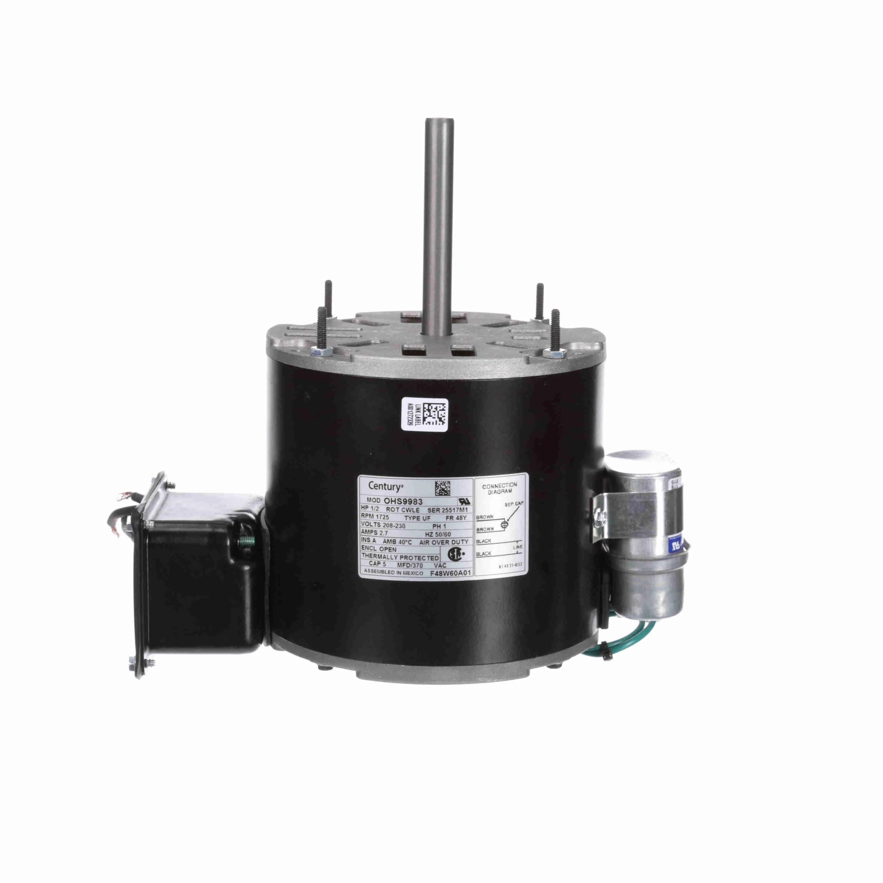 Moteur de remplacement direct OEM Century OHS9983 Hussman