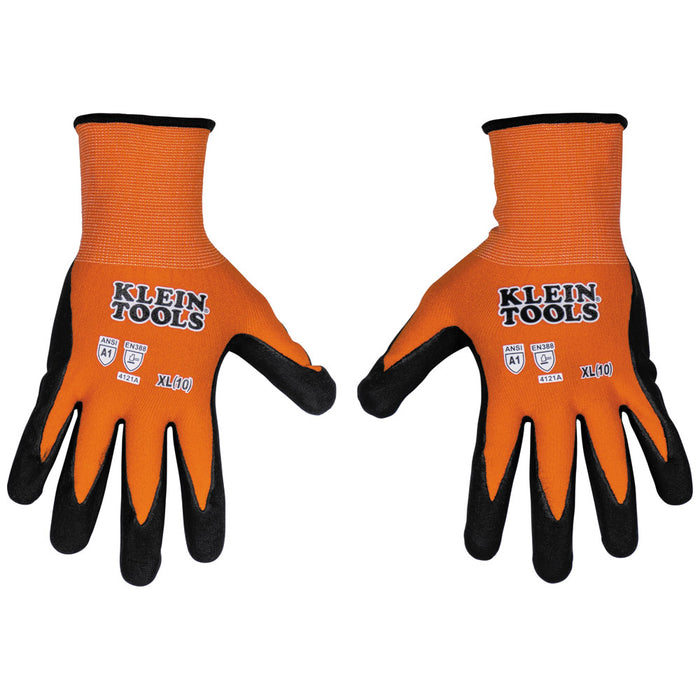 KLEIN TOOLS 60582 Gants tricotés enduits, coupe A1, écran tactile, TG, 2 paires