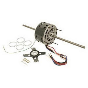 Genteq 3691 PSC (Permanent Split Capacitor) 5.6" Diameter Double Shafted Direct Drive Blower Motor - 3691