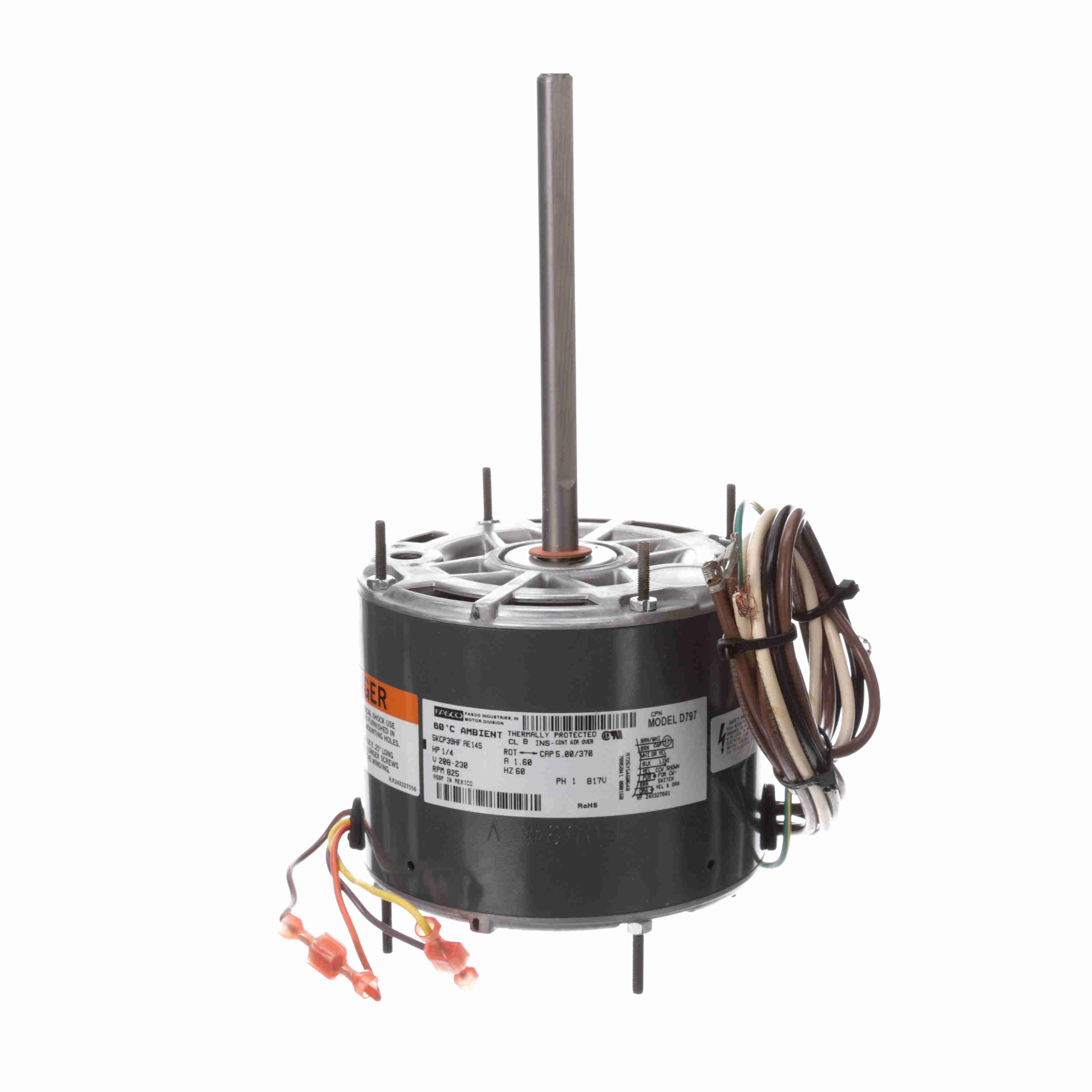 Moteur de ventilateur de condensateur Fasco D797