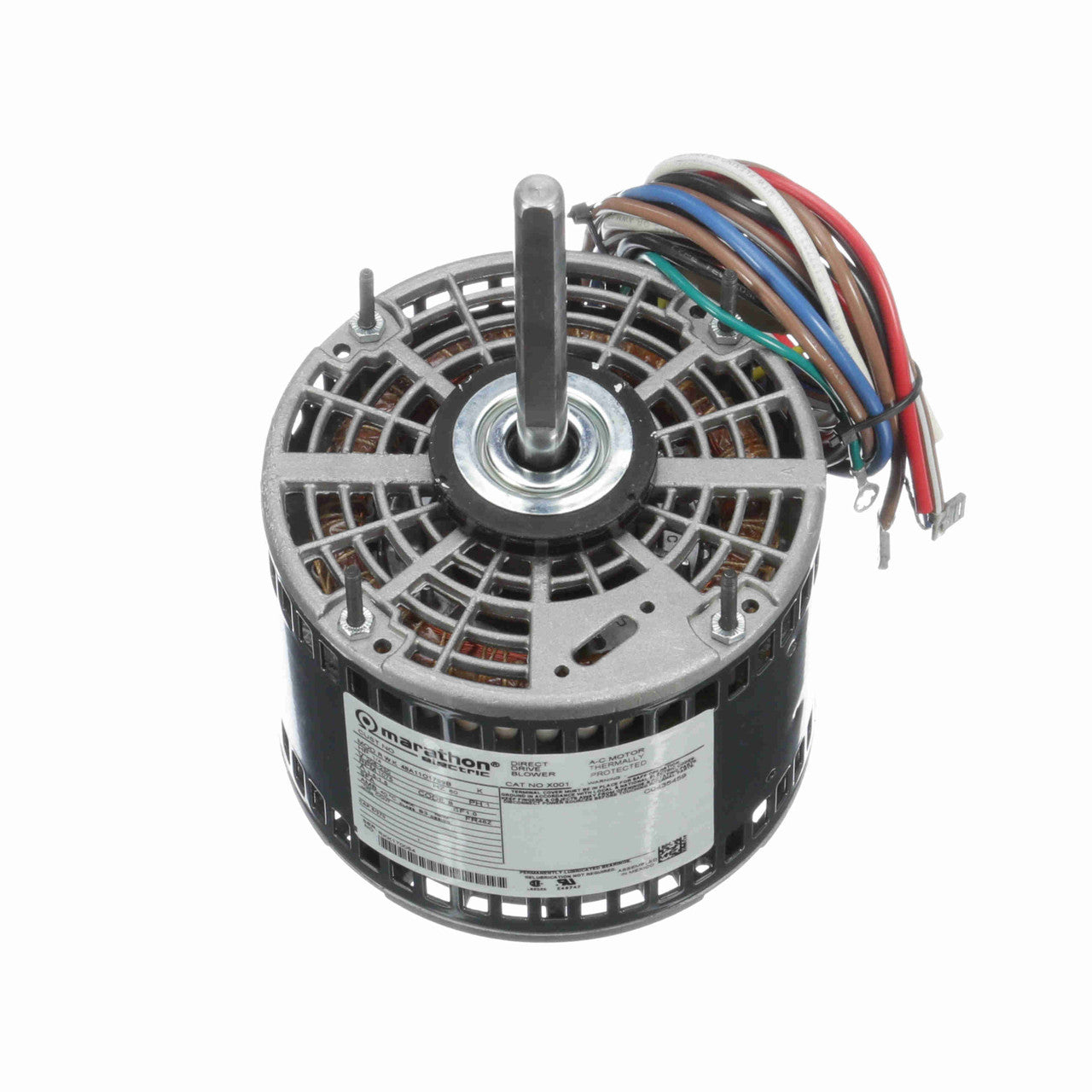 Moteur de ventilateur Packard X001 1/4cv, 1075tr/min, 208-230v, cadre 48Y, entraînement direct PSC