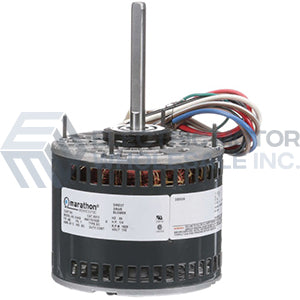 Moteur de ventilateur Packard X001 1/4cv, 1075tr/min, 208-230v, cadre 48Y, entraînement direct PSC