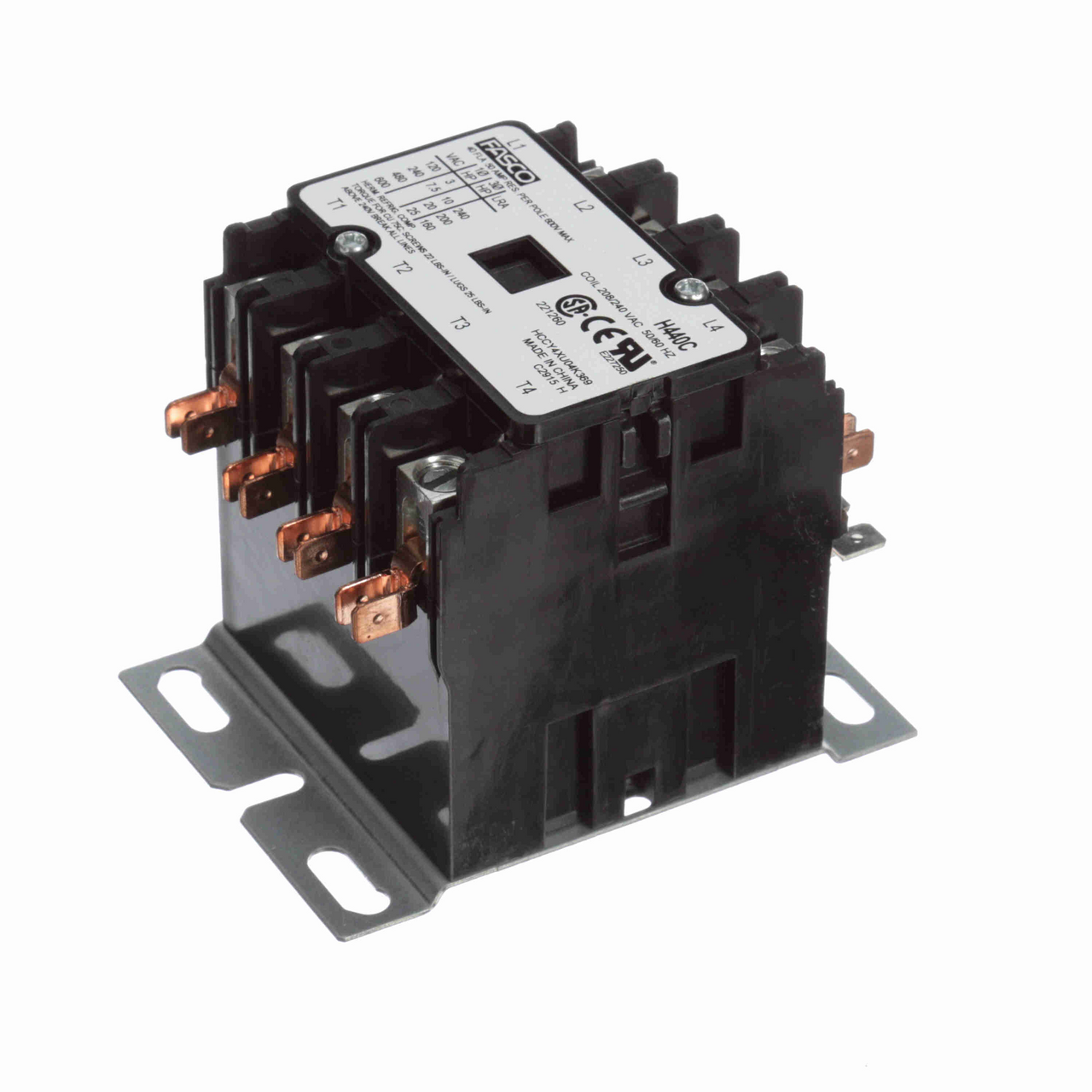 H440c Dp Contactor 4pole 240vac Coil 40amp