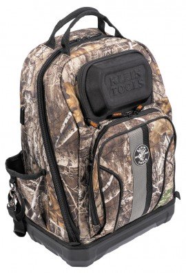 Klein Tools 62800BPCAMO Tradesman Pro™ XL Tool Bag Backpack, 40 Pockets, Camo