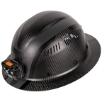 KLEIN TOOLS 60514 Carbon Fiber Full Brim Hard Hat With Headlamp, Spartan