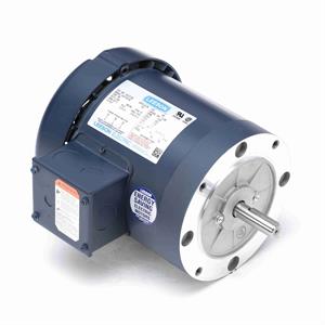 Moteur Leeson 3/4CV 1800 tr/min 575V 3PH 60Hz 56C corps rond TEFC