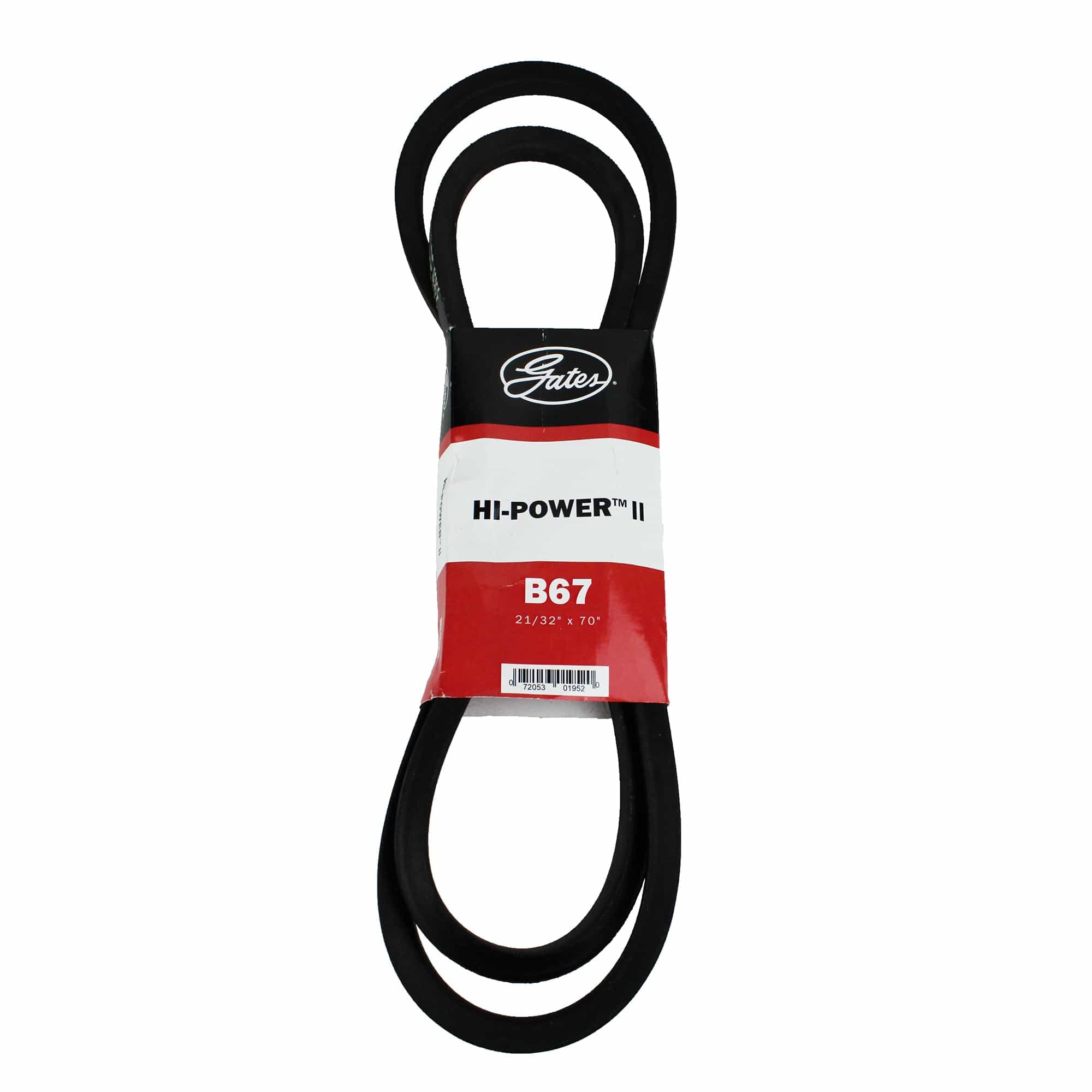 Gates 11/B67 Courroies PowerBand II Hi-Power