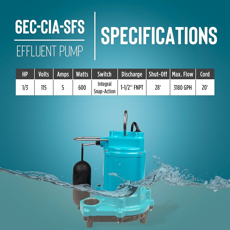 6EC Series Sump & Light Effluent Pump