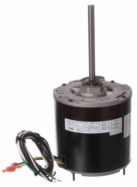 EM3730 - Moteur de ventilateur de condenseur 1/2 CV 1075 tr/min 208/230V roulement à billes arbre 1/2"X6