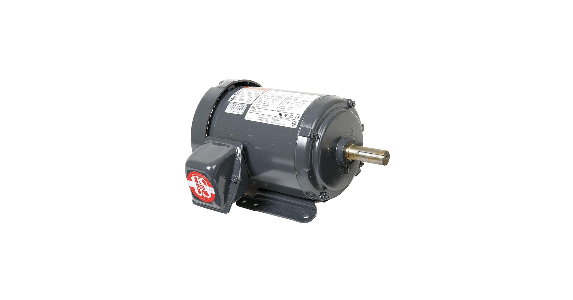 US Motors Unimount® TEFC, 1 HP, 3-Phase Motor, U1P2G