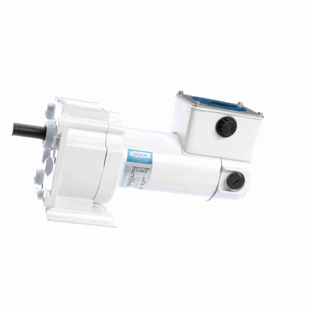 LEESON M1125262.00 Moteur à engrenages à arbre parallèle 1/8CV 31 tr/min série P300 pour environnements humides