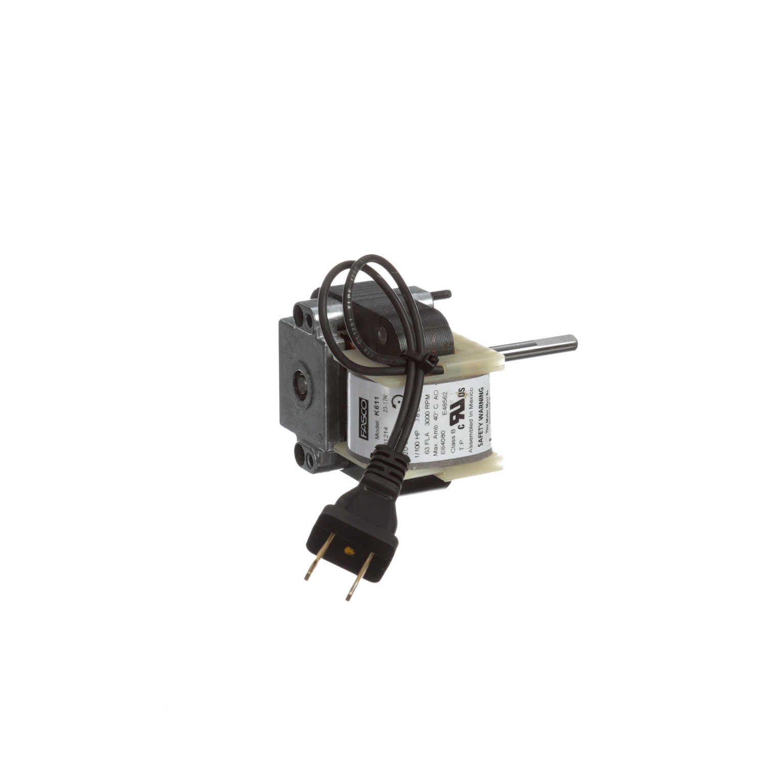 Moteur de ventilateur de ventilation Fasco K611 à cadre en C