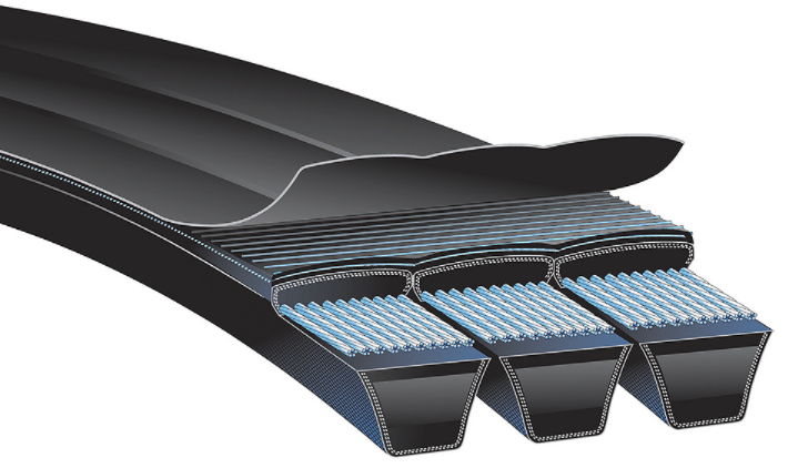 Gates 3/A74 Hi-Power II PowerBand V-Belts