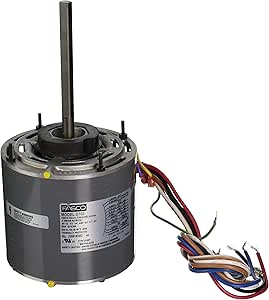 Moteur de ventilateur Fasco D703 PSC (condensateur permanent séparé) à entraînement direct, diamètre 5,6 pouces