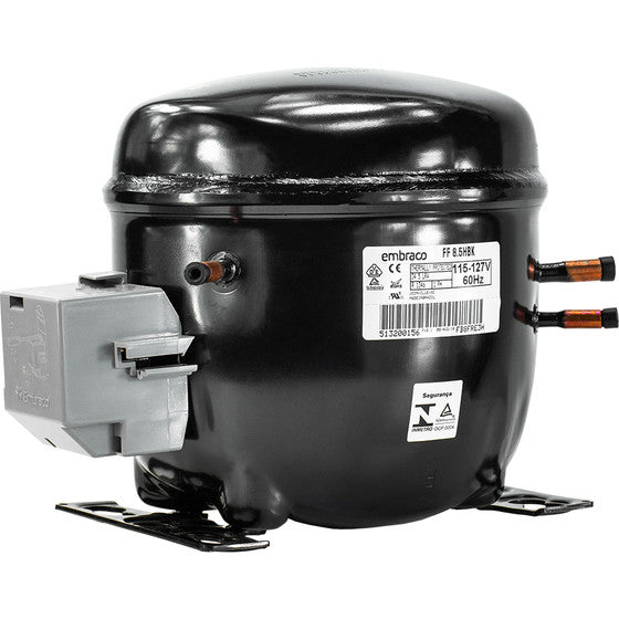 Compresseur de réfrigération FF8.5HBK Embraco, 3135 BtuH, 115V, R134a