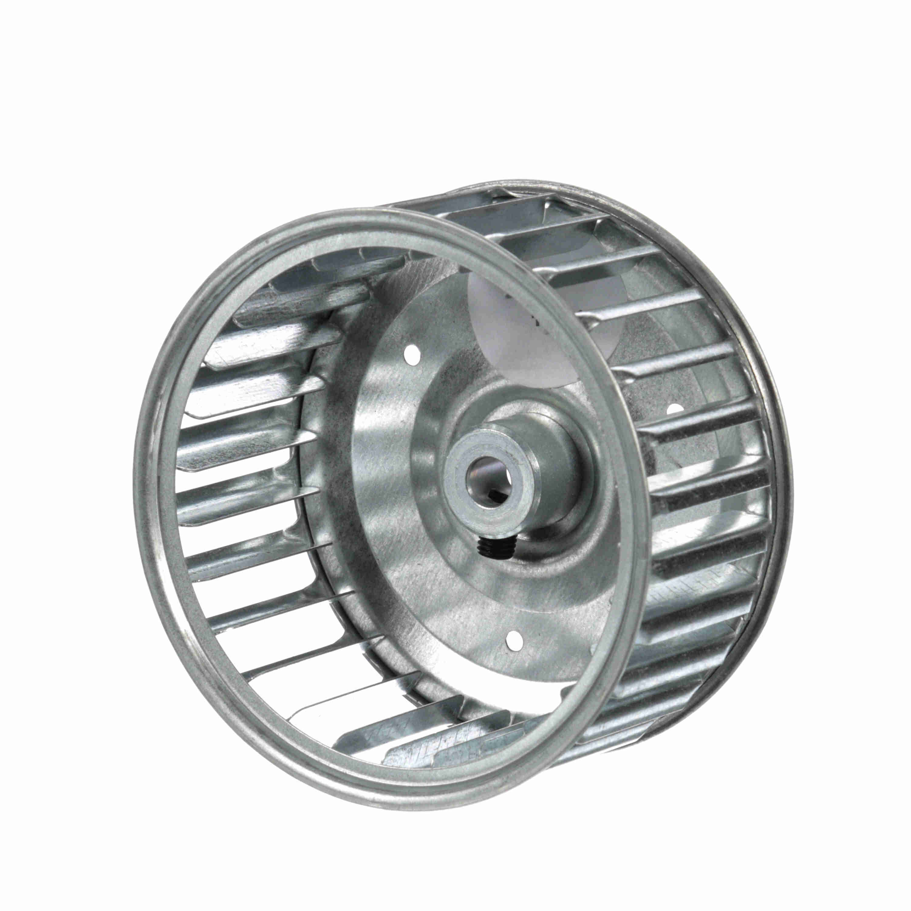 Fasco 1-6042 Blower Wheel Single Inlet 3-13/16 x 1-7/8 Inch Clockwise 5/16 Inch Galvanized Steel