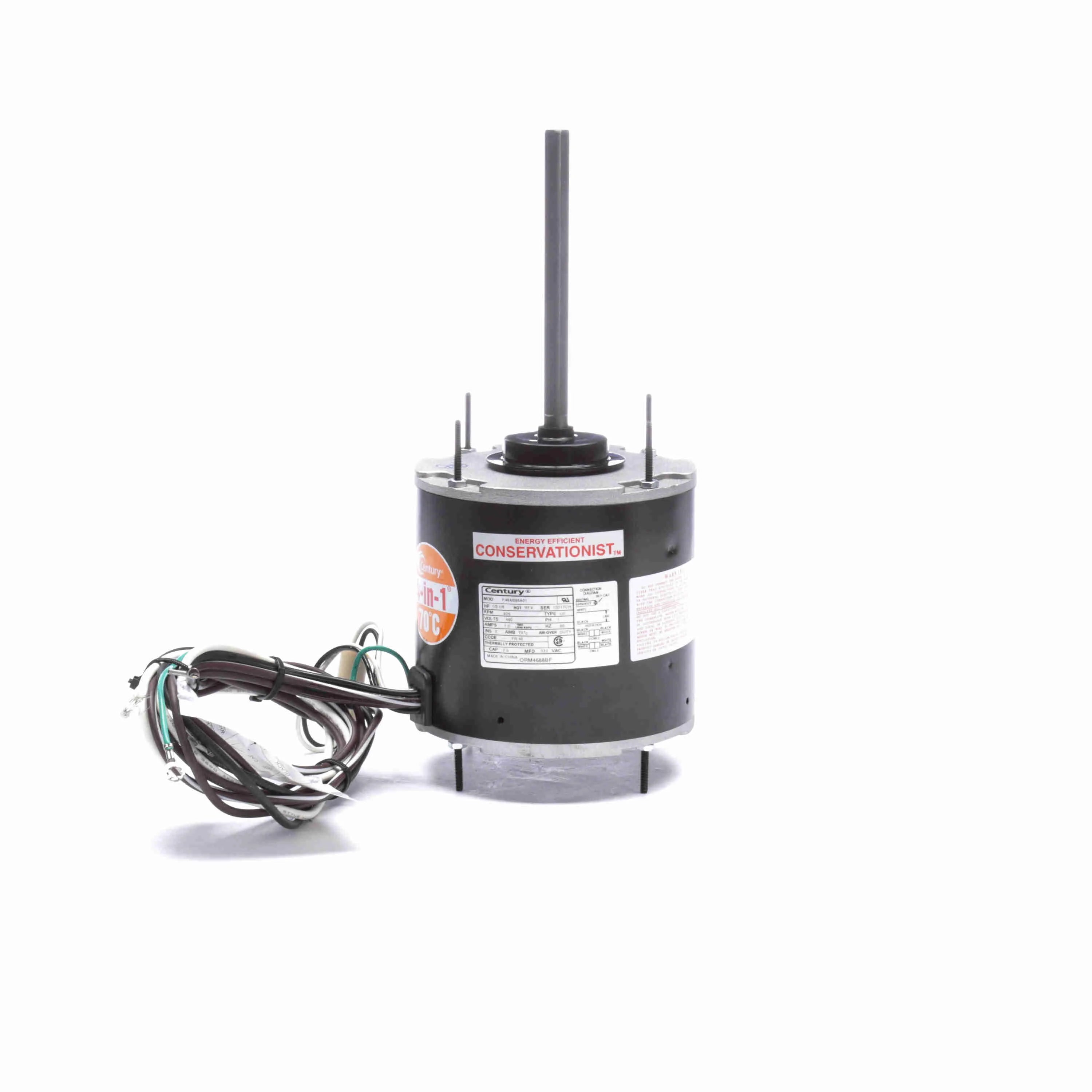 Moteur de ventilateur de condenseur CVC Century ORM4688BF de 5,6 pouces de diamètre