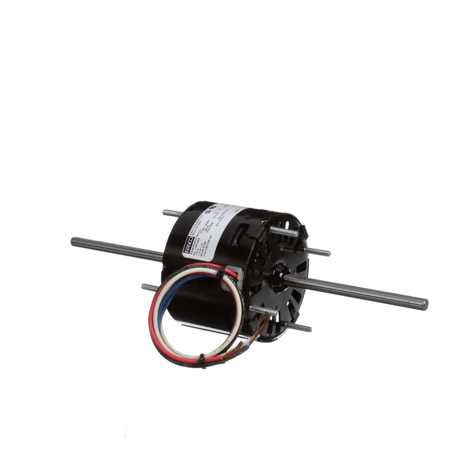 Moteur électrique Fasco D128, diamètre 3,3 pouces, 115 volts, 1500 tr/min, 3 vitesses