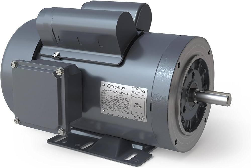 Moteur monophasé à usage général Techtop GPS0004C-C