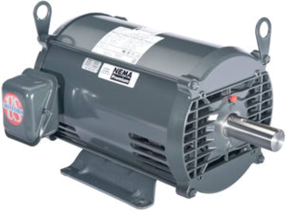 Moteur US Motors D15P2D 15 CV ODP 1775 tr/min triphasé