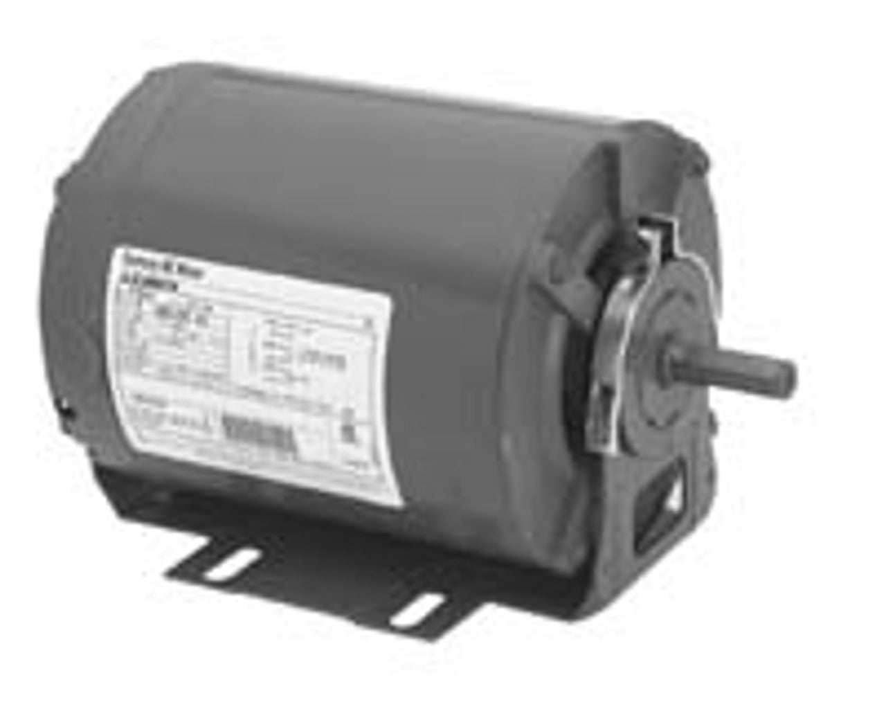 US Motors PD6004, ventilateur et soufflante à courroie, moteur 1/3 CV, 1 phase, 1725 tr/min