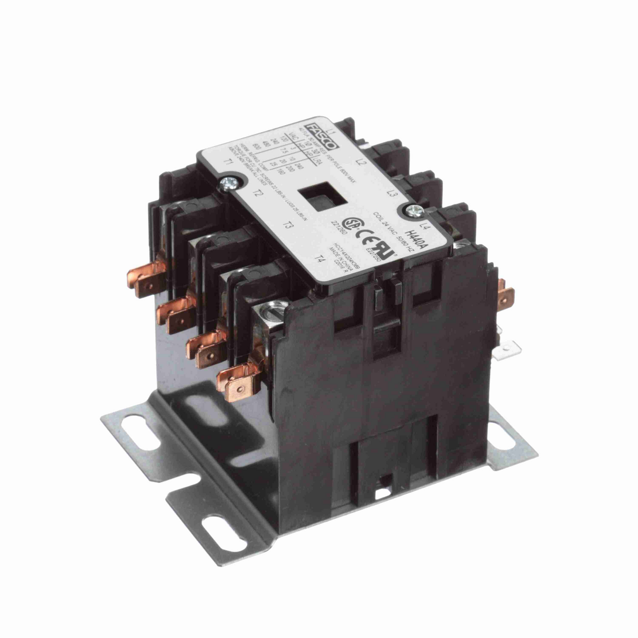 H440a Dp Contactor 4pole 24vac Coil 40amp