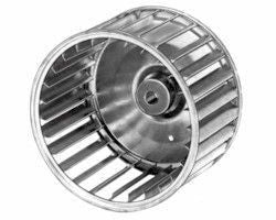 Fasco 1-6047 Blower Wheel Single Inlet 4-1/4 x 2 Inch Counterclockwise 5/16 Inch Galvanized Steel
