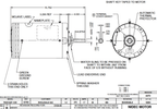 US Motors 1829H - 1 HP - OAO - 850 RPM
