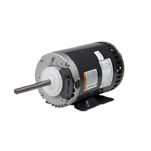 US MOTORS 1266 Cond Fan Motor, 1HP, 575V, 3PH, 1140RPM, 48Y Frame, 1/2" Shaft