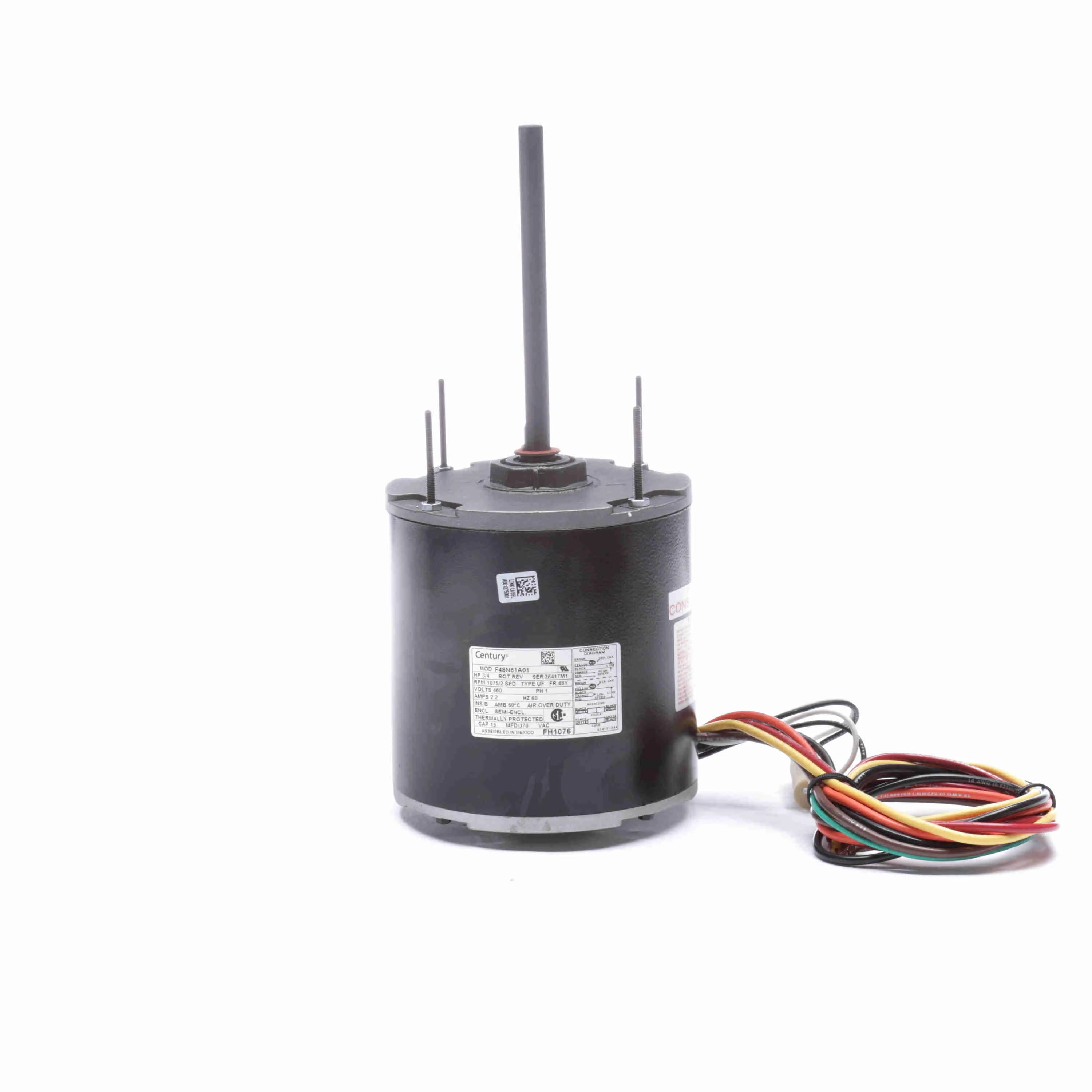 Century BDH1076 5.6" Diameter HVAC Direct Drive Fan Motor