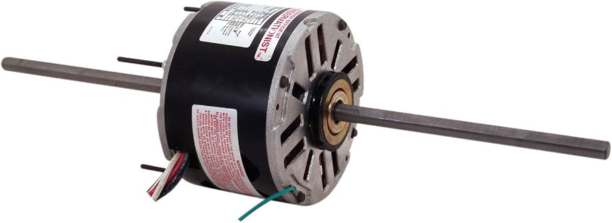 CENTURY RA1054 Moteur OAO 1/2HP 208-230V 1625RPM 1PH Cadre 48 Double arbre 3.2A 5MFD