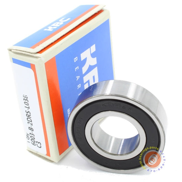 KBC Bearings: Radial Bearing - 6003-DD / 6003-2RS