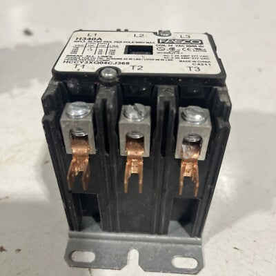 *h340a* Dp Contacteur 3pole 24vac Coil 40amp